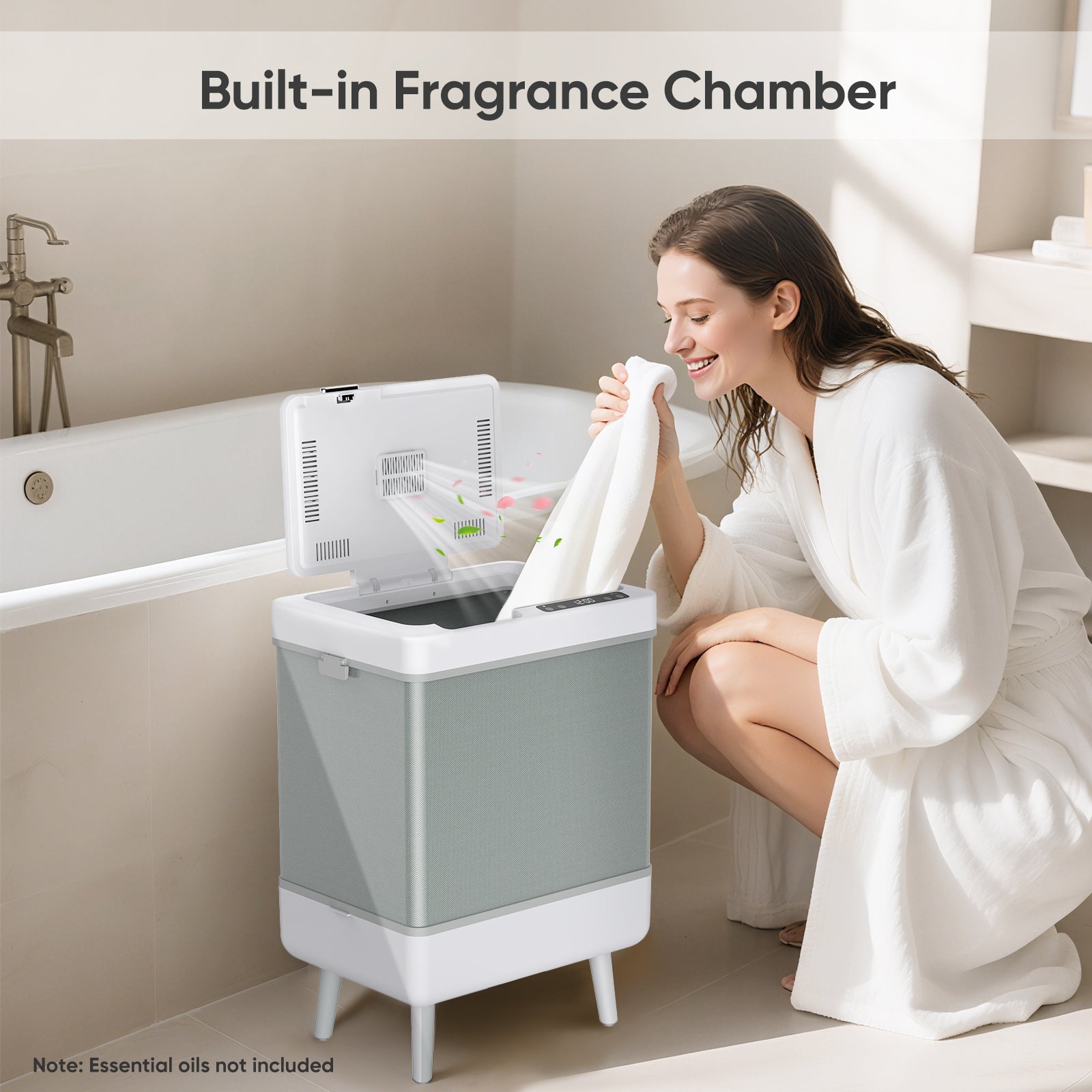 Weetall Hot Towel Warmer Bucket for Bathroom